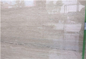 Polished Italy Travertine Silver Walling Slabs
