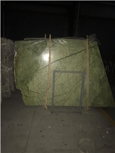 Polished Ming Apple Green Marble Slabs