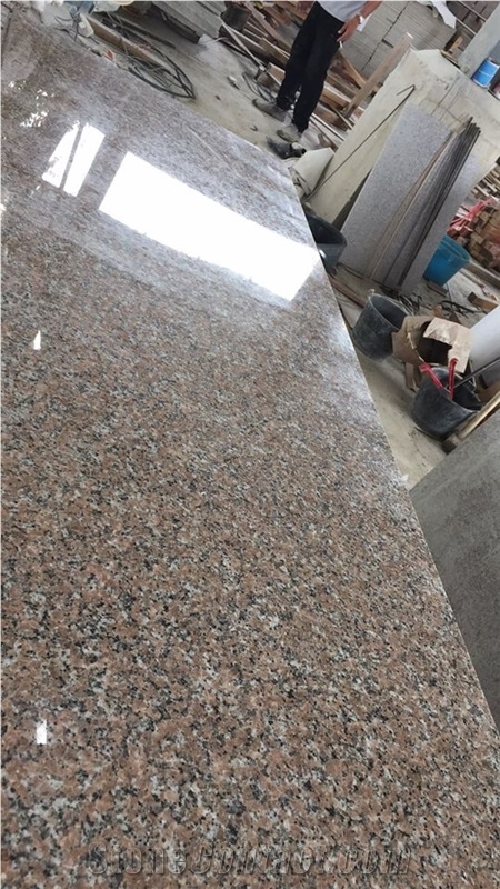 Polished Porrino Red Sesame Granite Countertop
