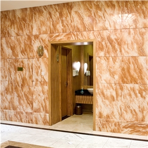Polished Tea Rose Marble Wall Application Slabs