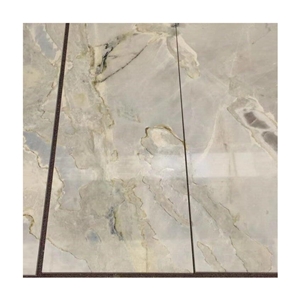 Polished Wall Cladding China Sky Blue Marble Slab