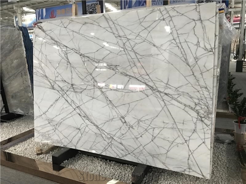 Popular Classy White Marble Slabs for Floor & Wall