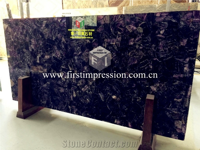 Purple Agate Gemstone Semiprecious Slabs,Tiles