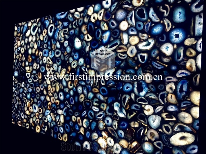 Purple Crystal Gemstone Semiprecious Slabs