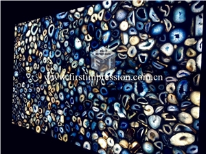 Purple Crystal Gemstone Semiprecious Slabs