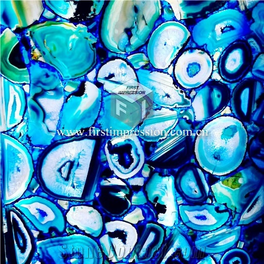 Purple Crystal Gemstone Semiprecious Slabs