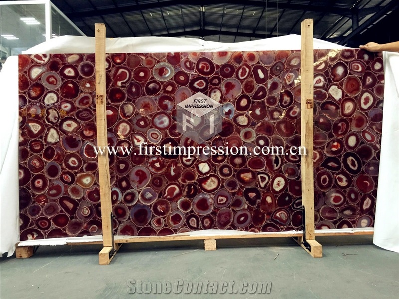 Purple Crystal Gemstone Semiprecious Slabs
