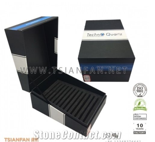 Quartz Stone Display Box, Natural Stone