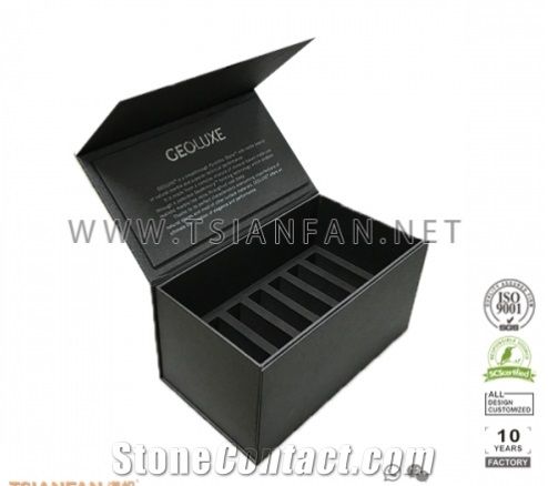 Quartz Stone Display Box, Natural Stone