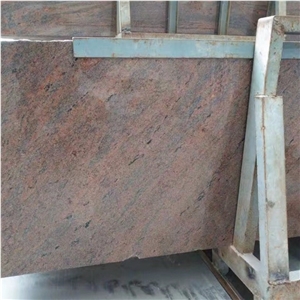 Red Multicolor Granite Small Slabs Floor Tiles