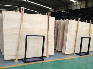 Roman Walnut Travertine, Beige Travetine Slabs