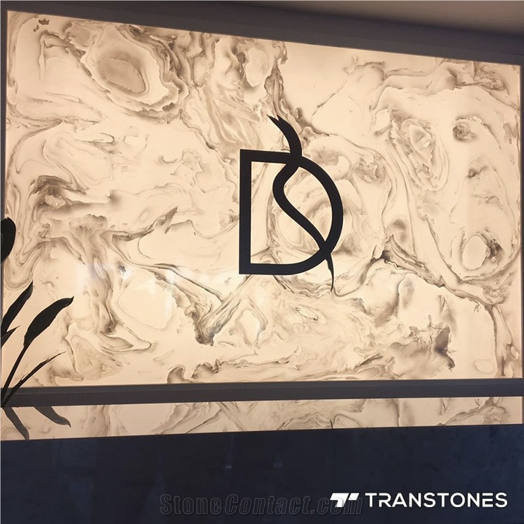 Rose Alabaster Artificial Pink Onyx Wall Panel