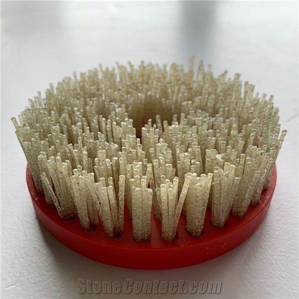 Round Diamond Brush for Marble Granite Grinding