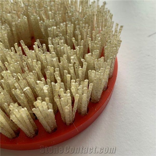 Round Diamond Brush for Marble Granite Grinding