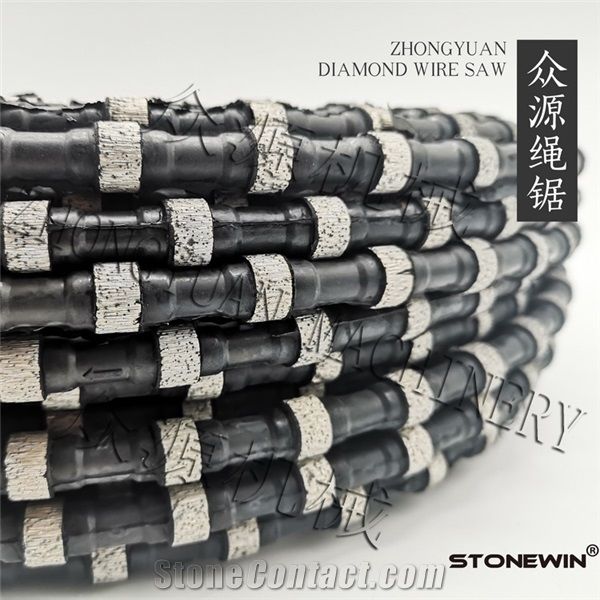 Rubber Diamond Wire Saw for Stone Quarrying