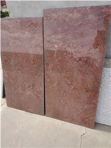 Ruby Red Granite Monument Slabs for Tombstone