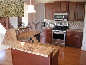 Santa Cecilia Dark Granite Kitchen Worktops