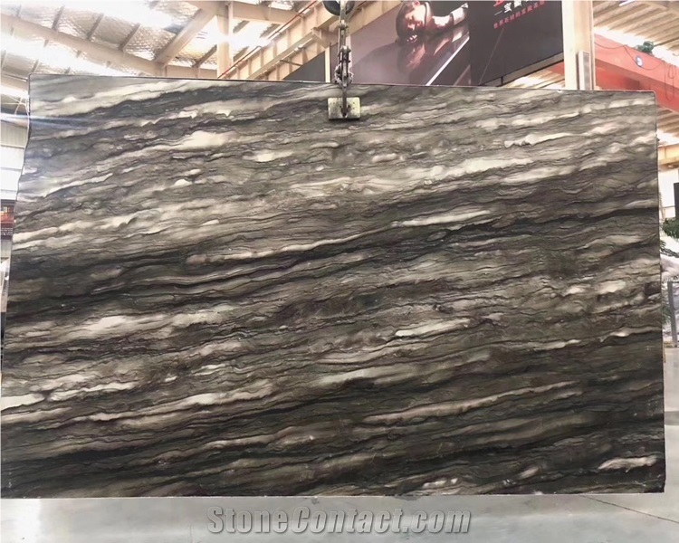 Sequoia Brown Marble Slabs