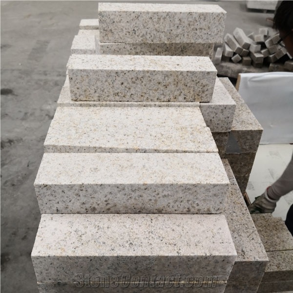 Shandong Rust G682 Flamed Granite Kerbstones