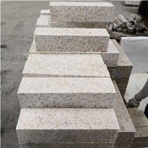 Shandong Rust G682 Flamed Granite Kerbstones