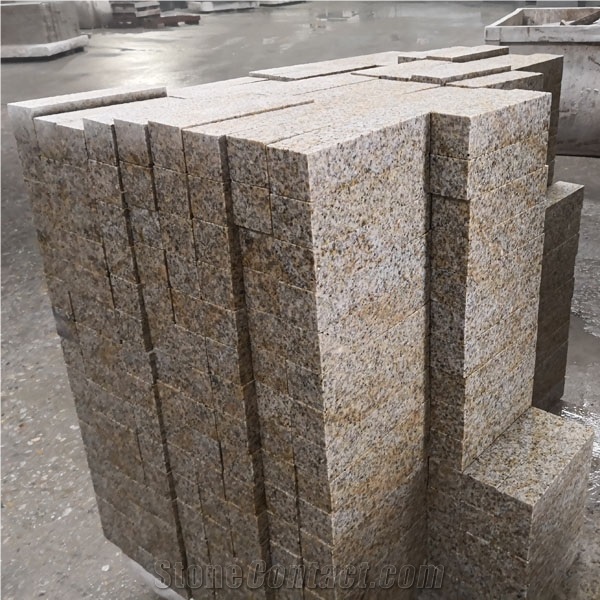 Shandong Rust G682 Flamed Granite Kerbstones