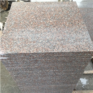 Shandong Wulian Flower Red Granite Floor Tiles
