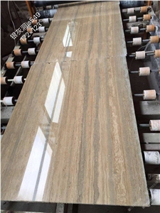 Silver Grey and Blue Travertine Wall Cladding Tile