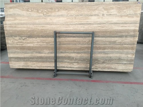 Silver Grey and Blue Travertine Wall Cladding Tile