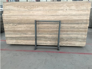 Silver Grey and Blue Travertine Wall Cladding Tile