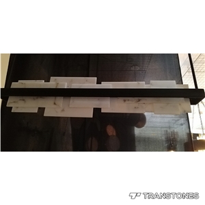 Snow White Onyx Light Alabaster Ceiling Lamp