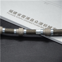 Spring Coated Diamond Rope Saw for Marble Stone