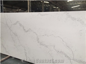 Statuario Marble Look Quartz Stone Slabs