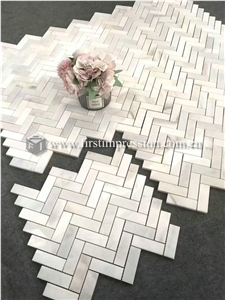 Top Calacatta White Marble Mosaic Tiles Top Calacatta White Marble Mosaic Tiles