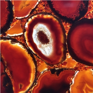 Translucent Natural Polished Agate Table Top