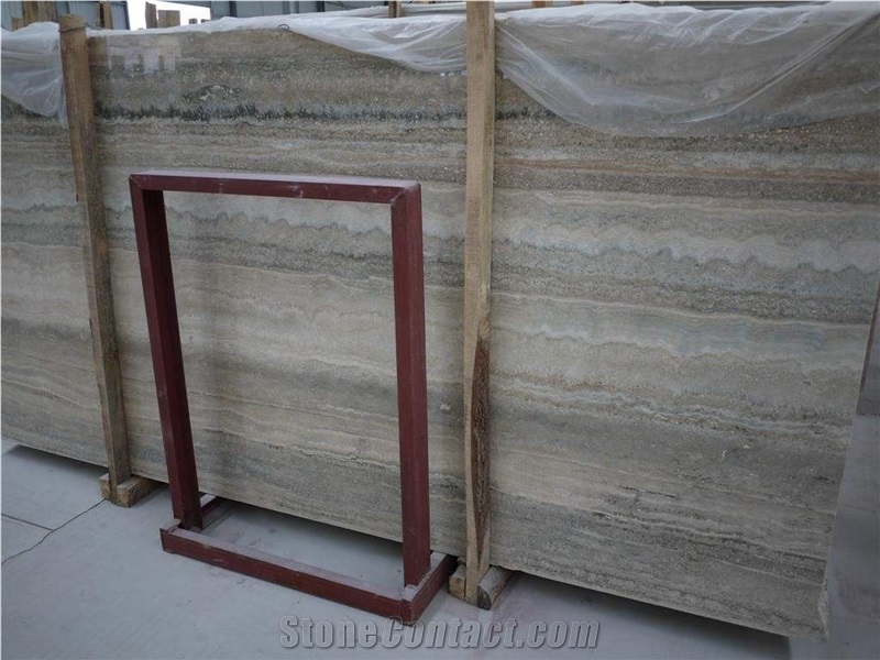 Travertino Romano Silver Blocks, Beige Travertine