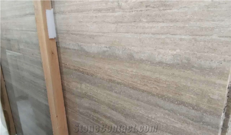 Travertino Romano Silver Blocks, Beige Travertine