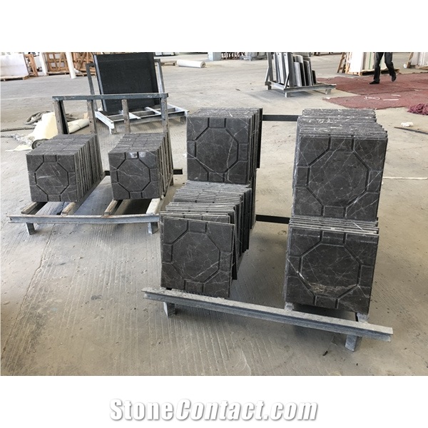 Turkey Cyprus Grey Marble Slabs for Handicrafts