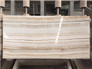 Turkey Vanilla Akdag White Onyx Slabs Tiles