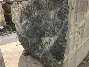 Verde Green Marble Quarry Block