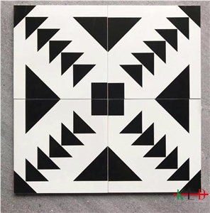 Water Jet Marble Inlay Mosaic Tiles Wall