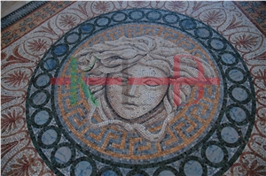 Water-Jet Pattern Mosaics Tiles Bathroom Floor