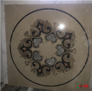 Waterjet Floor Medallions Decorative