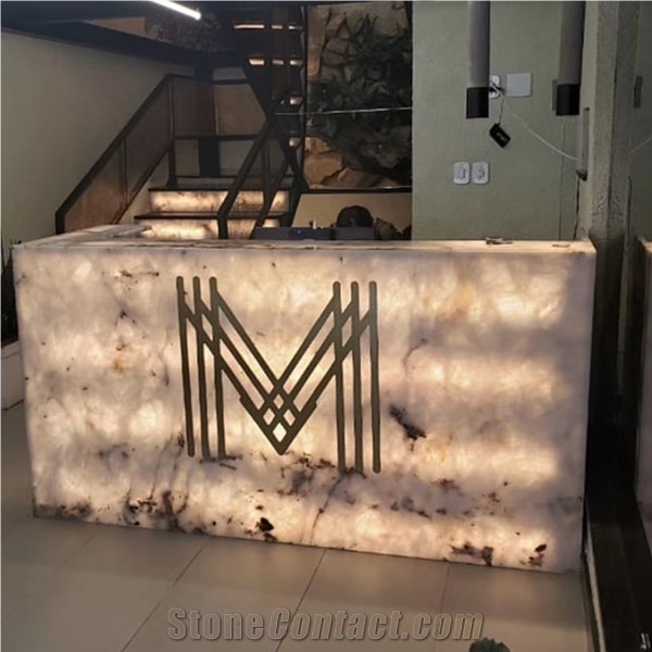 White Crystal Fjord Quartzite Slab