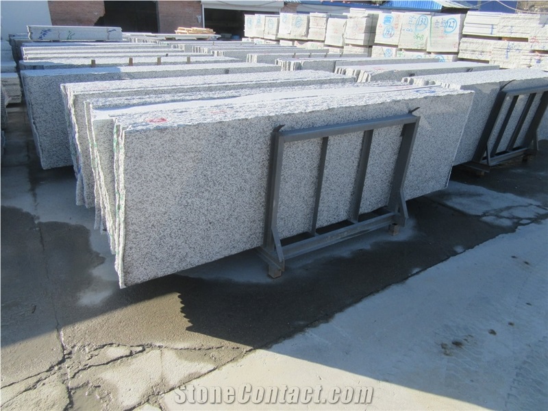 White Granite Flag Slabs 2400upx800x25mm in Stock