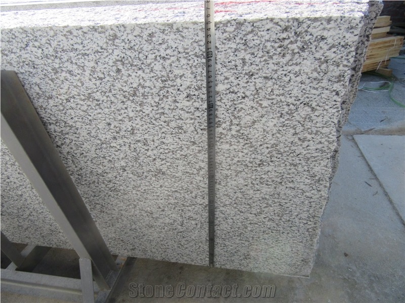 White Granite Flag Slabs 2400upx800x25mm in Stock