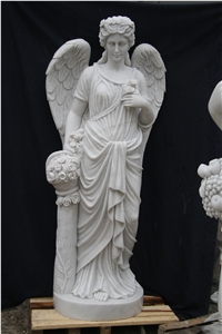 White Marble Angel Statue Angel Sculptures