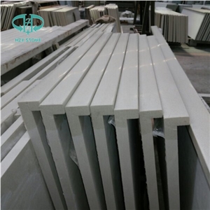 White Quartz Stone Countertop, Engineered Stone Island Tops