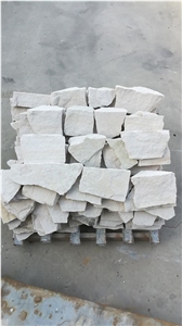 White Sandstone Cultural Stone Panel Wall Cladding