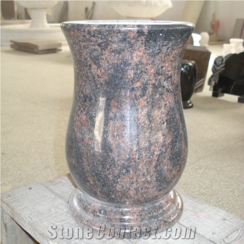 Wholesale Granite Flower Vases for Headstones