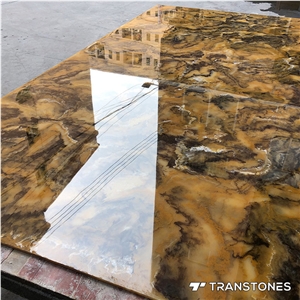 Wholesale Translucent Polished Onyx Slab